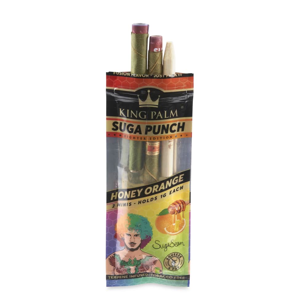 King Palm Mini Leaf Tube 2 Pack