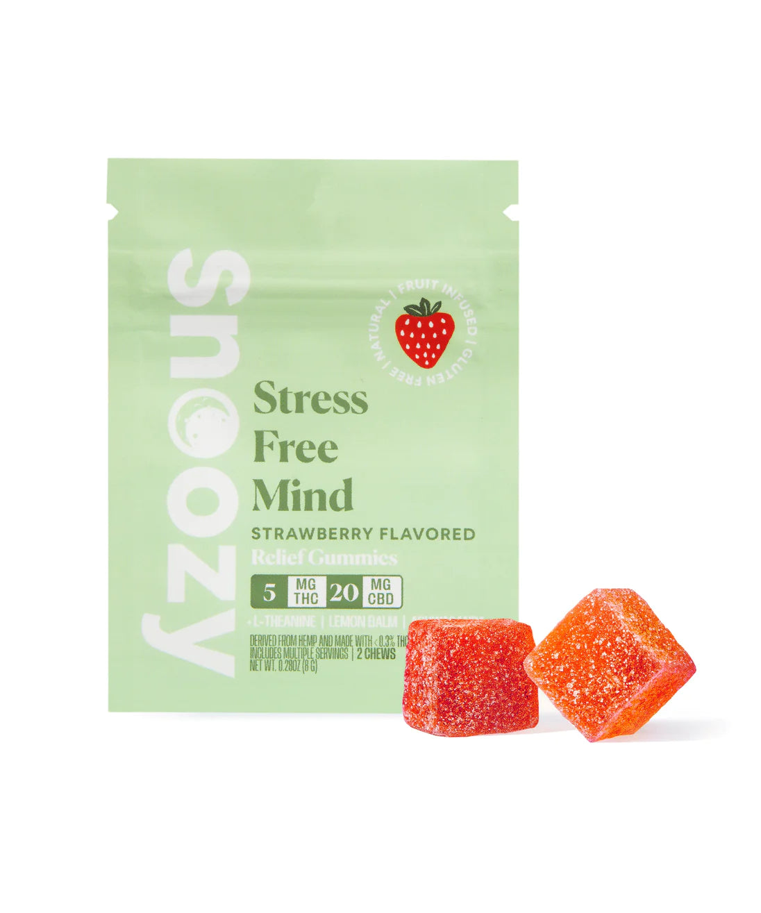 Stress Free Mind Gummy, 5mg D9, 20mg CBD