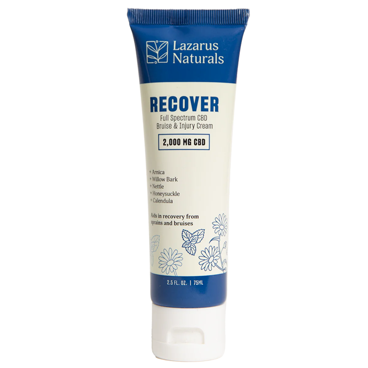 CBD BRUISE & INJURY CREAM, RECOVER (2000mg)