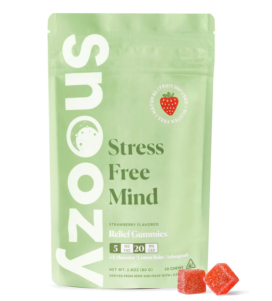 Stress Free Mind Gummy, 5mg D9, 20mg CBD