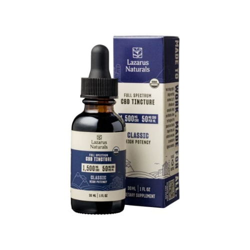 High Potency CBD Tincture (Full Spectrum)